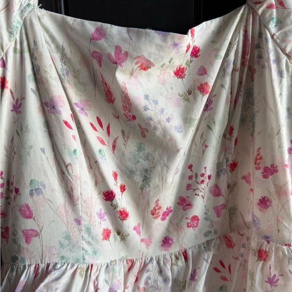 NWT Magnolia Midi Floral Dress Tiered Size Small - Picture 4 of 12